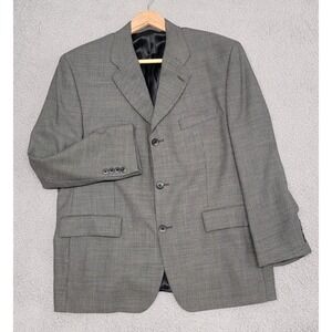 Lauren Ralph Lauren Blazer Mens 42S Short Gray Birdseye Wool Sport Coat